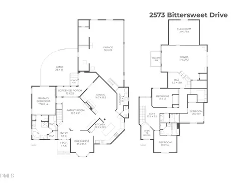 Floorplan - 2573 Bittersweet Dr, Durham, NC 27705 photo 1 of 2