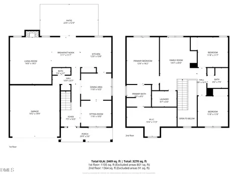 Floorplan - 407 Glenview Ln, Durham, NC 27703 photo 1 of 1