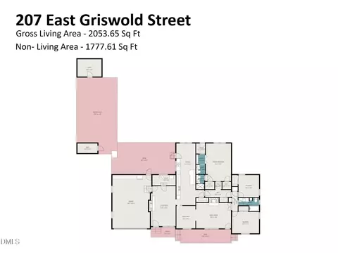 Floorplan - 207 E Griswold St, Selma, NC 27576 photo 1 of 2