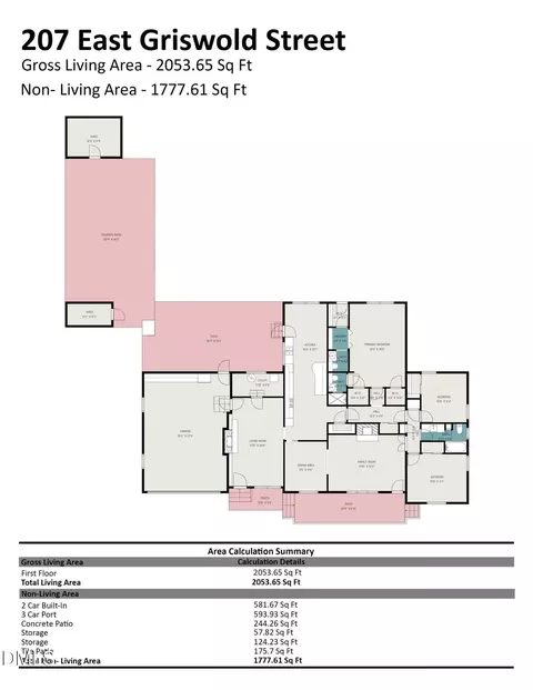 Floorplan - 207 E Griswold St, Selma, NC 27576 photo 2 of 2