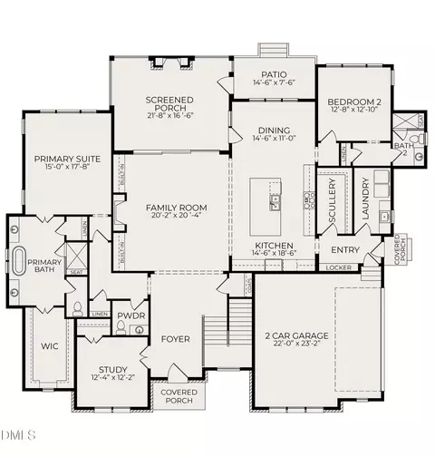 Floorplan - 1104 Oldfourth Ln, Durham, NC 27707 photo 1 of 2