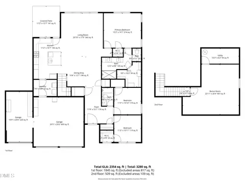 Floorplan - 320 Kavanaugh Rd, Wake Forest, NC 27587 photo 1 of 1