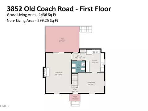 Floorplan - 3852 Old Coach Rd, Raleigh, NC 27616 photo 1 of 6