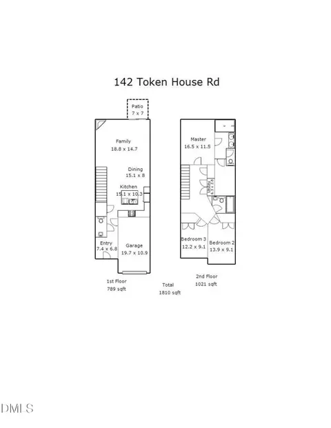 Floorplan - 142 Token House Rd, Durham, NC 27703 photo 2 of 2