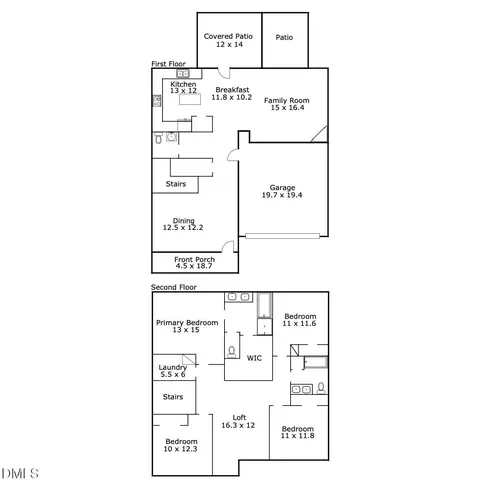 Floorplan - 839 Ember Dr, Durham, NC 27703 photo 1 of 1