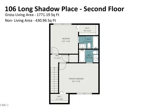 Floorplan - 106 Long Shadow Pl, Durham, NC 27713 photo 6 of 8
