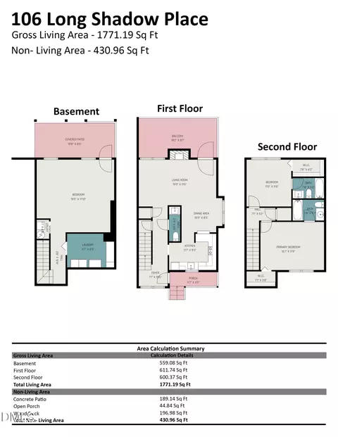 Floorplan - 106 Long Shadow Pl, Durham, NC 27713 photo 4 of 8
