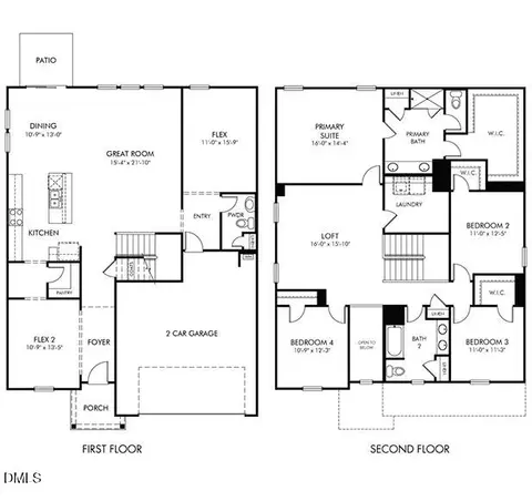 Floorplan - 180 Thistle Patch Pl, Angier, NC 27501 photo 2 of 2