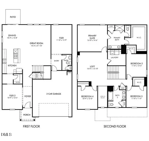 Floorplan - 180 Thistle Patch Pl, Angier, NC 27501 photo 1 of 2