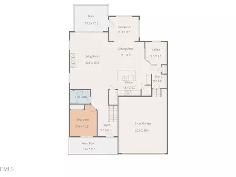 Floorplan - 1708 Highpoint St, Wake Forest, NC 27587 photo 2 of 2
