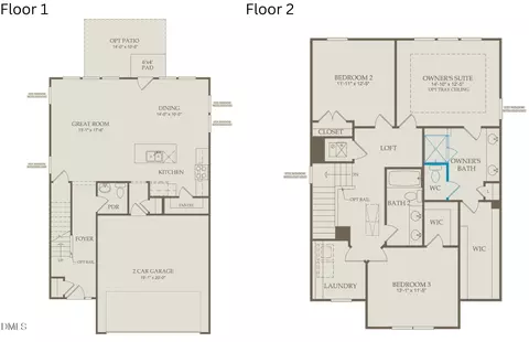 Floorplan - 2308 Sun Vibes Way, Durham, NC 27703 photo 1 of 1