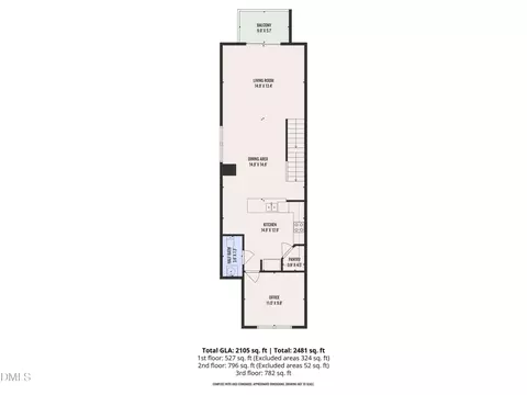 Floorplan - 5030 Jayden Dr, Durham, NC 27704 photo 2 of 3