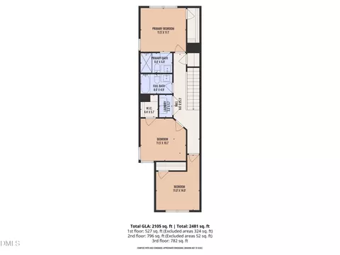 Floorplan - 5030 Jayden Dr, Durham, NC 27704 photo 3 of 3