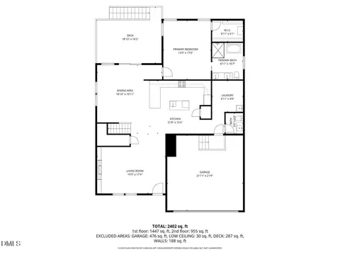 Floorplan - 938 Mclamb Dr, Durham, NC 27703 photo 3 of 3