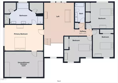 Floorplan - 6 Upton Ct, Durham, NC 27713 photo 2 of 4
