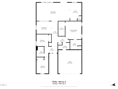 Floorplan - 124 Daneborg Rd, Durham, NC 27703 photo 1 of 1