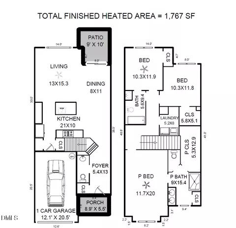 1119 Latitude Dr, Durham, NC 27713