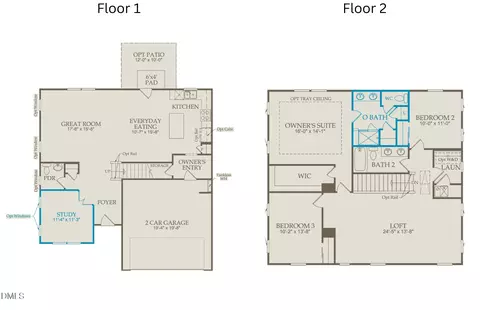 Floorplan - 1140 Lancashire Grove Pl, Willow Spring, NC 27592 photo 1 of 1