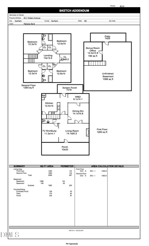 Floorplan - 811 Vickers Ave, Durham, NC 27701 photo 1 of 1
