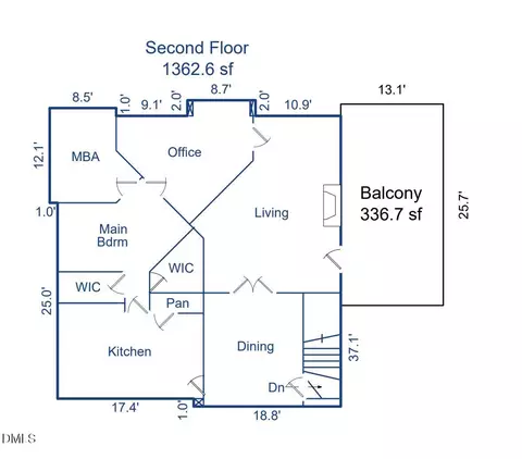 Floorplan - 2111 Stuart Dr, Durham, NC 27707 photo 4 of 4