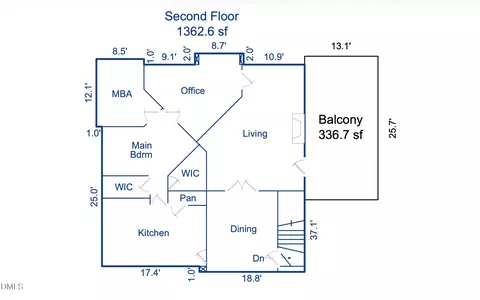 Floorplan - 2111 Stuart Dr, Durham, NC 27707 photo 2 of 4