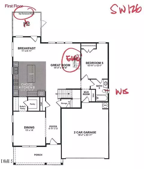 Floorplan - 621 Blackwood Ct, Durham, NC 27705 photo 1 of 1