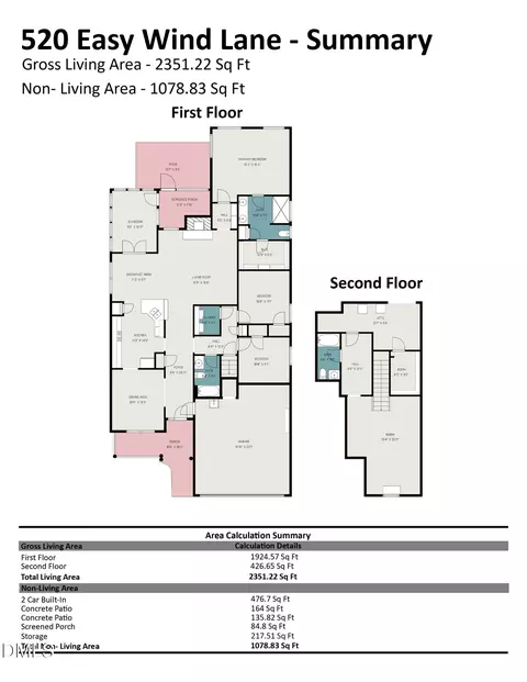 Floorplan - 520 Easy Wind Ln, Garner, NC 27529 photo 1 of 1