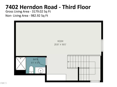 Floorplan - 7402 Herndon Rd, Durham, NC 27713 photo 3 of 3