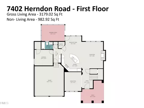 Floorplan - 7402 Herndon Rd, Durham, NC 27713 photo 1 of 3