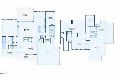 Floorplan - 8821 Hexham Rd, Wake Forest, NC 27587 photo 1 of 1