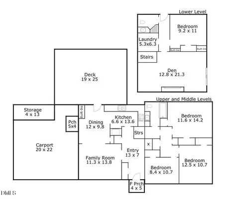 Floorplan - 206 Argonne Dr, Durham, NC 27704 photo 1 of 1