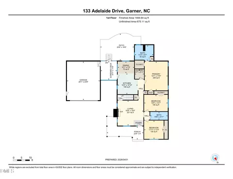 Floorplan - 133 Adelaide Dr, Garner, NC 27529 photo 2 of 4