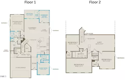 Floorplan - 2105 Saunders Farm Way, Willow Springs, NC 27592 photo 1 of 1