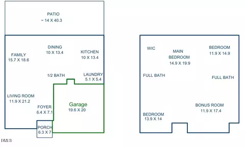Floorplan - 125 Murray Hill Dr, Durham, NC 27712 photo 1 of 1