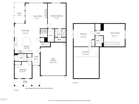 Floorplan - 609 Summertime Field Ln, Wake Forest, NC 27587 photo 3 of 3