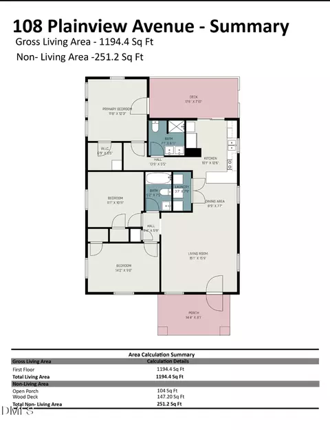 Floorplan - 106 Plainview Ave, Raleigh, NC 27604 photo 1 of 1