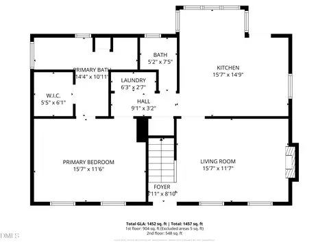 Floorplan - 334 Willow St, Cary, NC 27511 photo 1 of 2