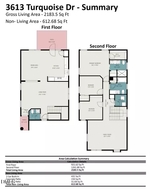 Floorplan - 3613 Turquoise Dr, Durham, NC 27703 photo 1 of 1
