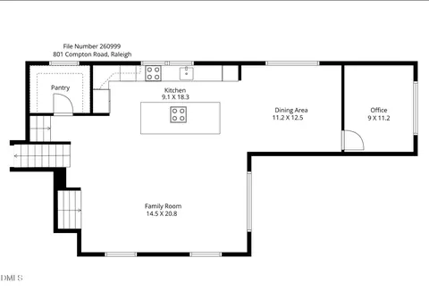 Floorplan - 801 Compton Rd, Raleigh, NC 27609 photo 4 of 6