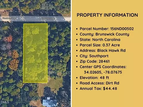 0 Blackhawk Rd, Southport, NC 28461