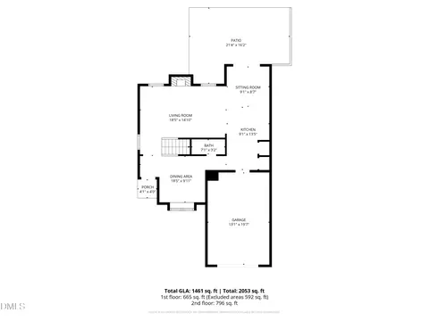 Floorplan - 1003 Red Hat Ln, Durham, NC 27713 photo 1 of 11