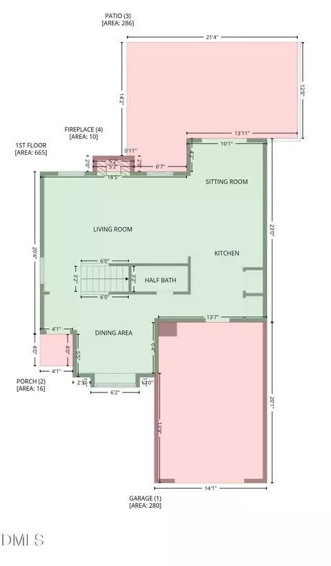 Floorplan - 1003 Red Hat Ln, Durham, NC 27713 photo 7 of 11