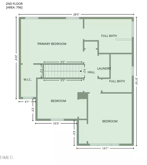 Floorplan - 1003 Red Hat Ln, Durham, NC 27713 photo 8 of 11