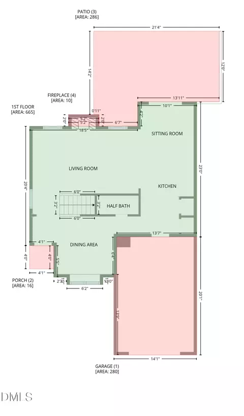 Floorplan - 1003 Red Hat Ln, Durham, NC 27713 photo 4 of 11