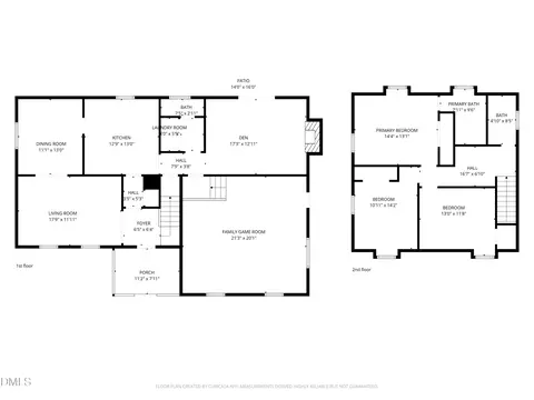Floorplan - 907 Chestnut Dr, Smithfield, NC 27577 photo 2 of 3