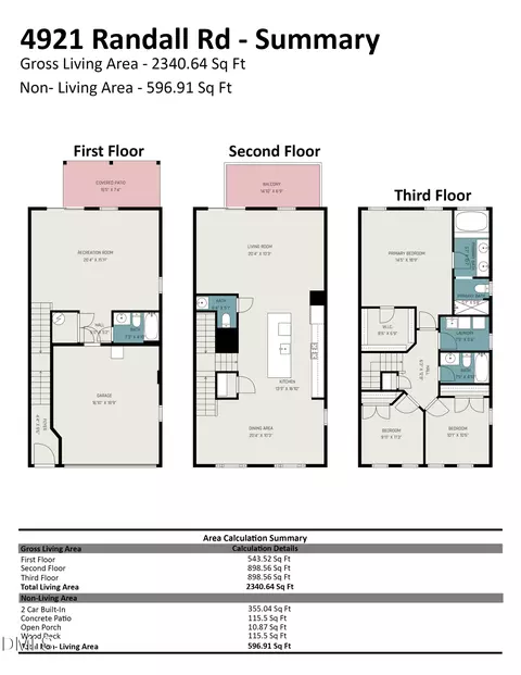 Floorplan - 4921 Randall Rd, Durham, NC 27707 photo 1 of 1