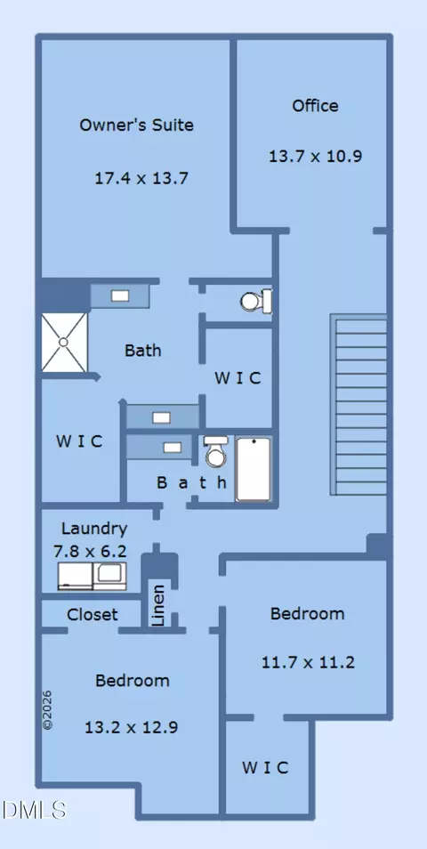 Floorplan - 2004 Cross Bones Blvd, Durham, NC 27703 photo 2 of 2