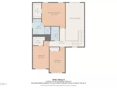 Floorplan - 2912 Forrestal Dr, Durham, NC 27703 photo 2 of 3