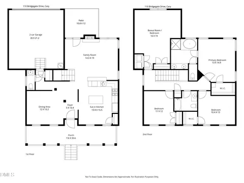 Floorplan - 110 Bridgegate Dr, Cary, NC 27519 photo 1 of 1