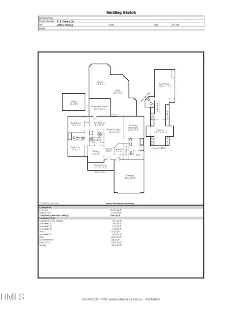 Floorplan - 118 Victory Cir, Willow Spring, NC 27592 photo 1 of 1